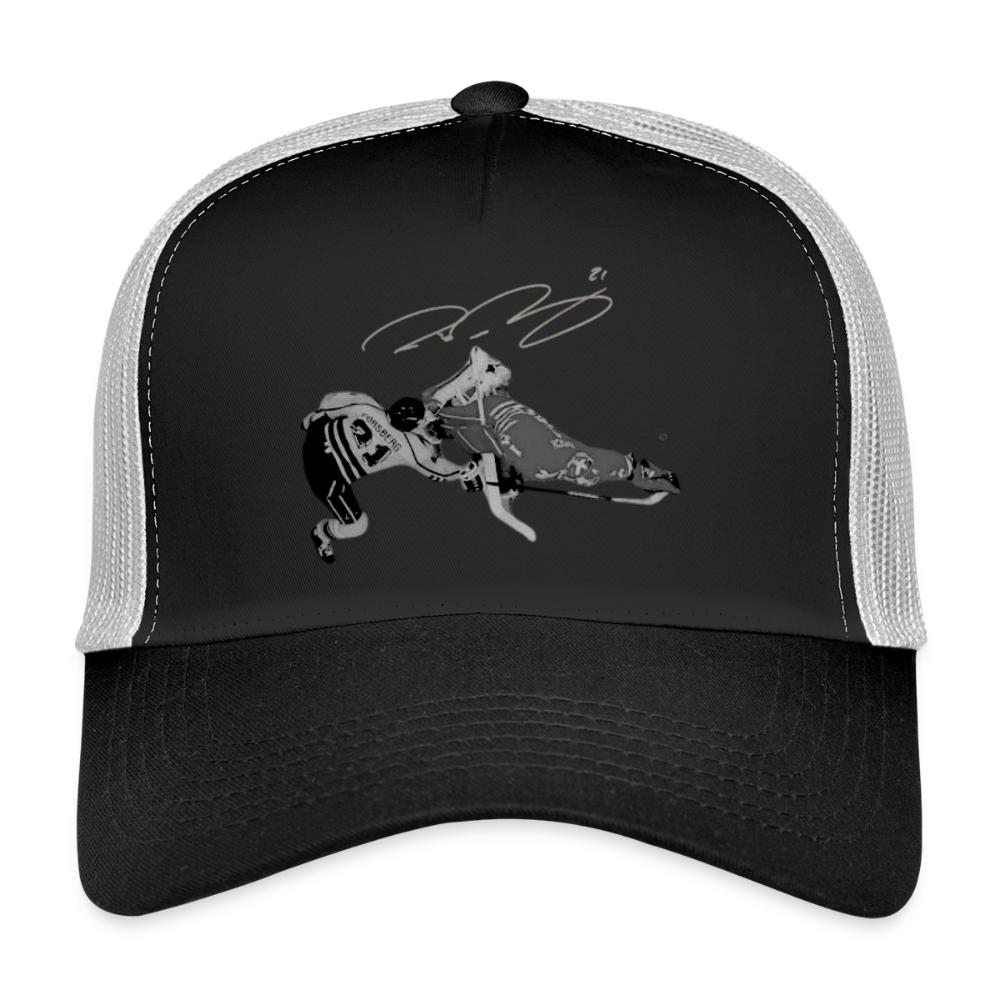 Peter Forsberg Trucker keps - svart/stengrå
