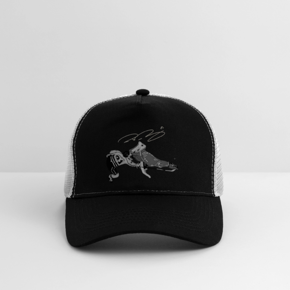 Peter Forsberg Trucker keps - svart/stengrå