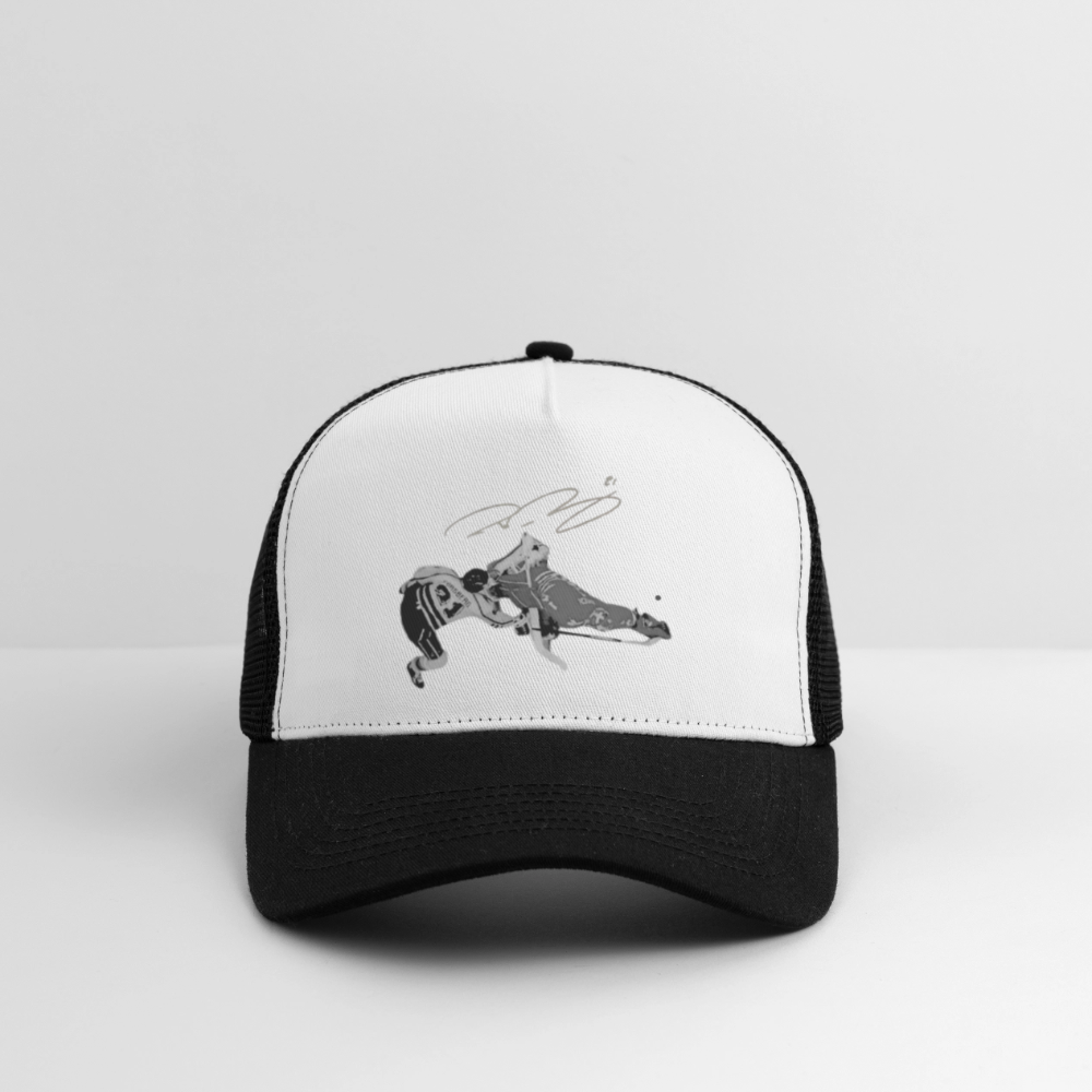 Peter Forsberg Trucker keps - vit/svart